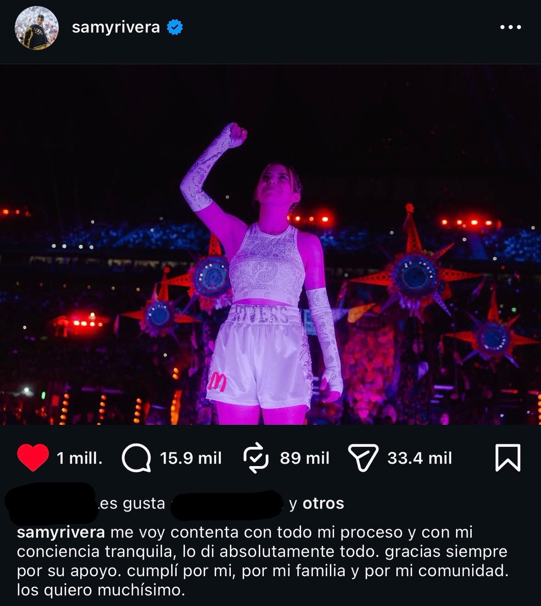 rivart_gg's tweet photo. rivers y ari llegaron al millón de likes en sus respectivas publicaciones después de la velada 💐🤍 https://t.co/0Qkp6lZw39
