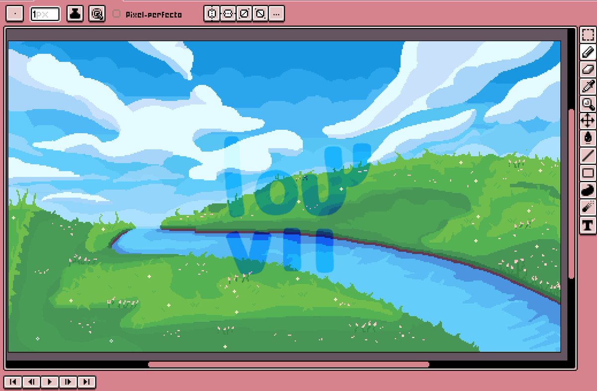 _Louuvii's tweet photo. Mañana subiré los sprite de pixelart que he estado avanzando para @ILansy_ wiwiwi
Por mientras les muestro el fondo principal de la canción de los wbns 😼💥✨️
AVANCITOS 💥💥💥
#pixelart #fnf #pokemon #ドット絵 #flintstone https://t.co/ctQU6QLgpD