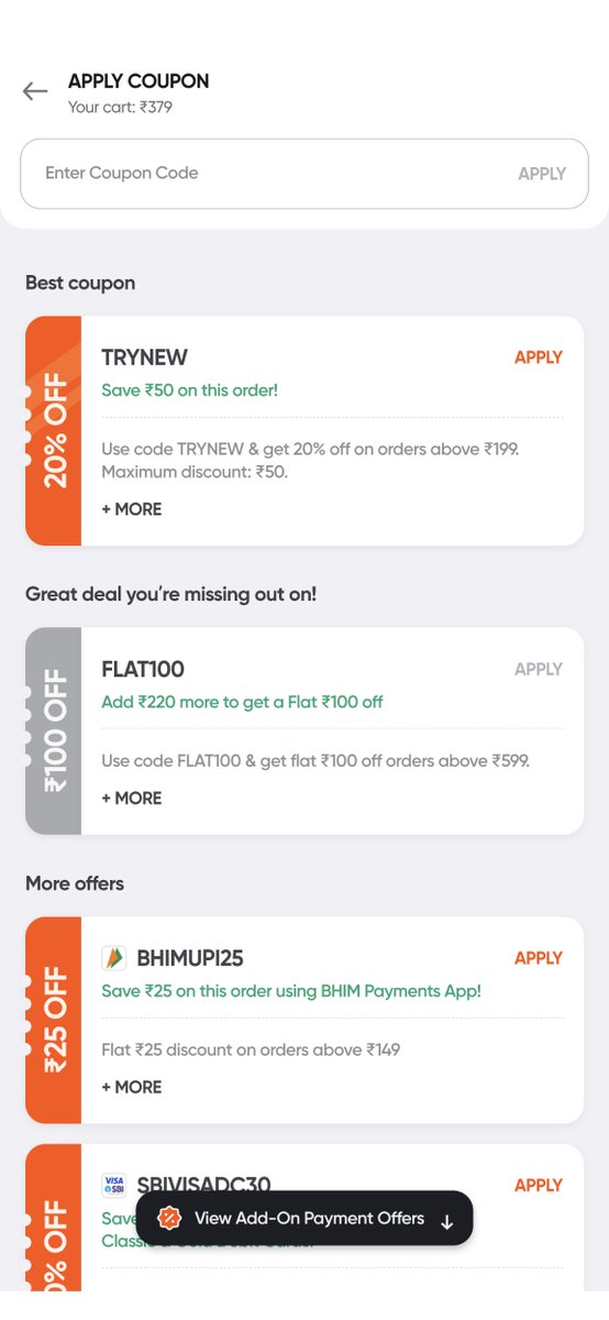 b2_ten's tweet photo. @SwiggyCares @Swiggy booked breakfast deal dont see coupon in my account. Please help https://t.co/4E8GX76ZIa