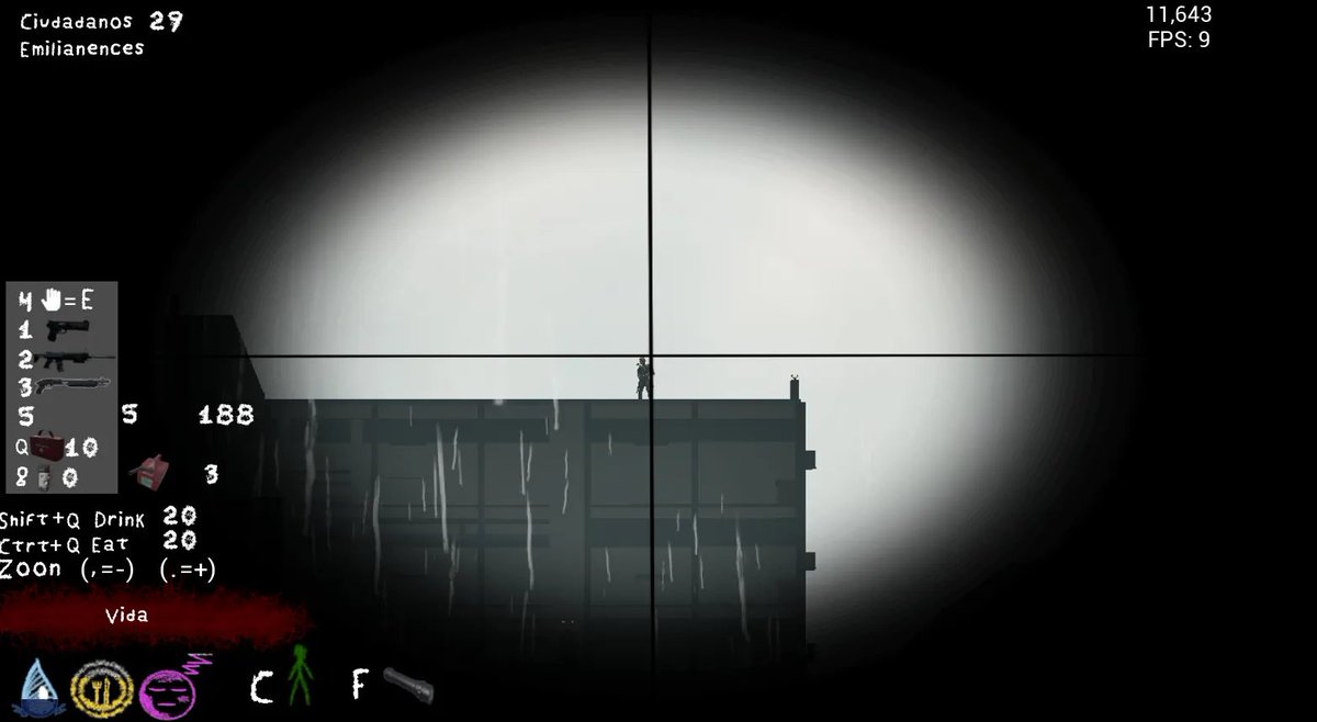DarlingPufy's tweet photo. "Atmosphere is everything. 🌧️Just finished implementing the sniper scope mechanics and precision traces. There’s something incredibly intense about tracking a target from the rooftops while the rain pours down. 🎯👀 https://t.co/KMhWEQCUT1