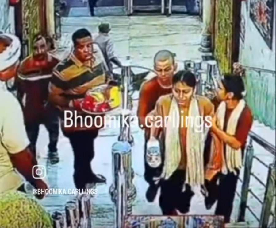 Arya_Anviksha_'s tweet photo. She looked into the camera and declared, "I am a Dalit. I was not allowed to enter the temple because of my caste." But the CCTV footage indeed shows that she and 40–50 others had already spent nearly three hours inside the temple. 

This is how manufactured victimhood works, make an explosive allegation, invoke caste, trigger outrage, let the narrative spread, and by the time evidence surfaces, the damage is already done. This is exactly how powerful victimhood narratives can take shape where allegations of caste discrimination spread rapidly, while contradictory evidence receives far less attention. If no one asked her caste, no one stopped her from entering, and she was already inside the temple, then such claims don't expose oppression, they manufacture it.