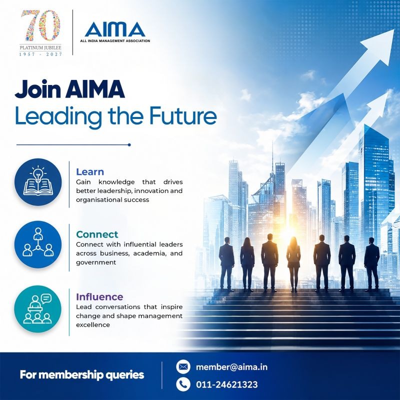 aimaindia's tweet photo. Join AIMA Membership to connect, learn and grow with India’s premier management community.

Explore opportunities, build networks and stay future-ready.

https://t.co/hSntKM92oD
 member@aima.in

#AIMAMembership #LeadTheFuture #ProfessionalGrowth https://t.co/WakgYqHkc6