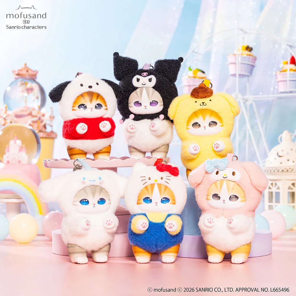 mi40594071's tweet photo. mofusand×サンリオキャラクターズ
Kiramekko　きらめっこ　モフサンド
交換　譲渡

譲→マイメロディ、クロミ

求→シナモロール>(ポムポムプリン)、定価+送料

2点まとめての交換or譲渡優先。
1点のみの場合はシナモンとの交換のみ。

宮城県内(仙台周辺)手渡しか郵送 https://t.co/8mCsxoRlsE