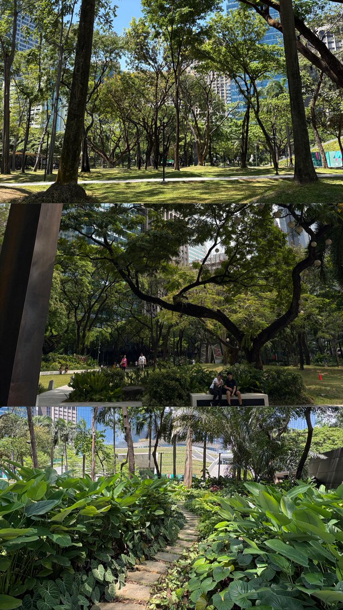 Jahmeess101's tweet photo. ayala triangle gardens x legazpi active park x greenbelt park (makati) https://t.co/eJ9oxGL4eH