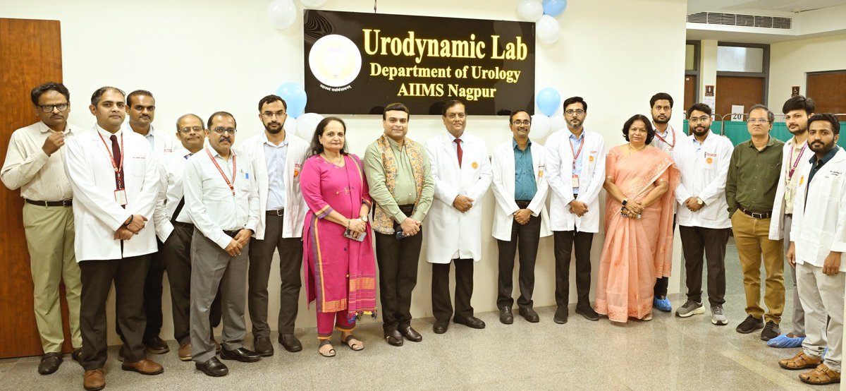 Nagpur_Vidarbha's tweet photo. #Nagpur #MedicalHub #Vidarbha #CentralIndia 

🏥 AIIMS,Nagpur has inaugurated its State-of-the-art Video Urodynamics Laboratory,which is equipped with facilities such as Electromyography (EMG) and Urethral Pressure Profilometry(UPP).

@AIIMSNagpur
https://t.co/koGDVqejvZ https://t.co/r2qKVIur4S