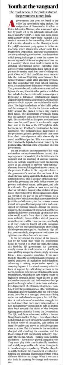 SushantSin's tweet photo. "What is certain is that India is yearning for change and rejuvenation."

Truly excellent long edit from @the_hindu, particularly the last two paras. https://t.co/5iS8JrPY1S