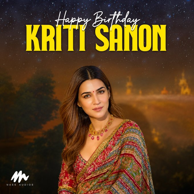 BabuBiswanth's tweet photo. From unforgettable performances to ruling millions of hearts, Kriti Sanon continues to shine brighter every year. 🌟

Happy Birthday to one of Bollywood's finest stars. Wishing you love, success, and a spectacular year ahead! 🎂❤️

#HappyBirthdayKritiSanon #KritiSanon #Bollywood https://t.co/euweWFbeQr