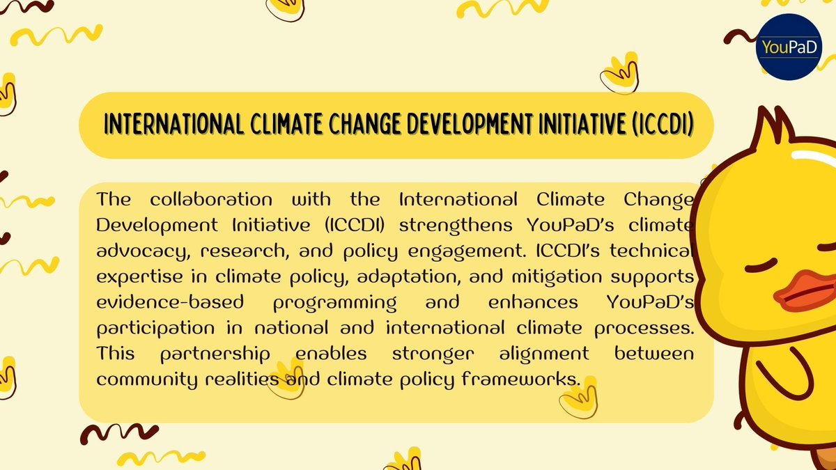 youpadofficial's tweet photo. Bridging community realities and climate policy for evidence-based action. That's what our partnership with ICCDI delivers; credible, impactful advocacy. This week, we highlight them as one of our partners. 
@ClimateWed https://t.co/Mz6TmEXqay