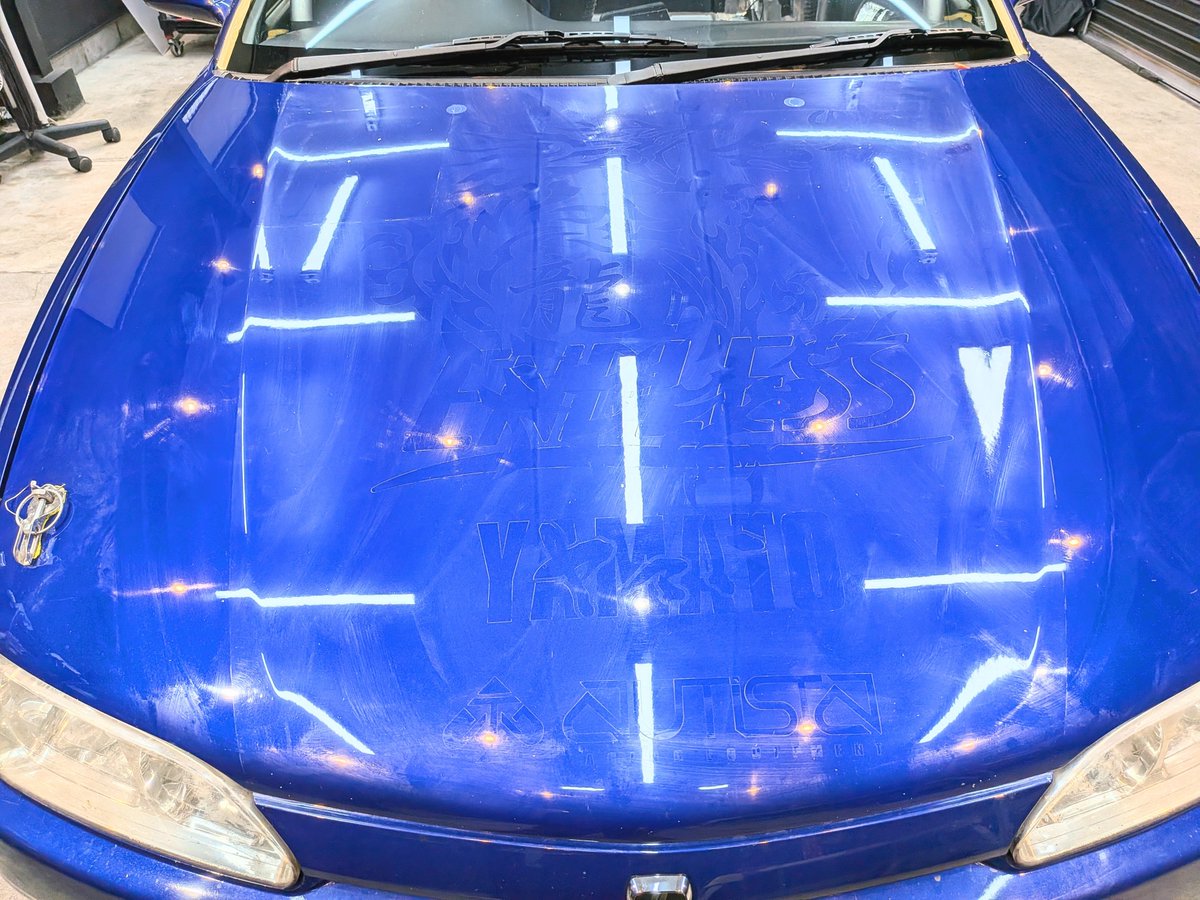 rfLucent's tweet photo. リフレッシュさせて頂いた車両のステッカー貼りが完成したようです
速さには全く関係ないですがオーナー様の綺麗で速いマシン作りのお手伝いが出来たかと思います
#ENDLESS
#Garage13
#Joy耐 https://t.co/VeeX58LJ7o