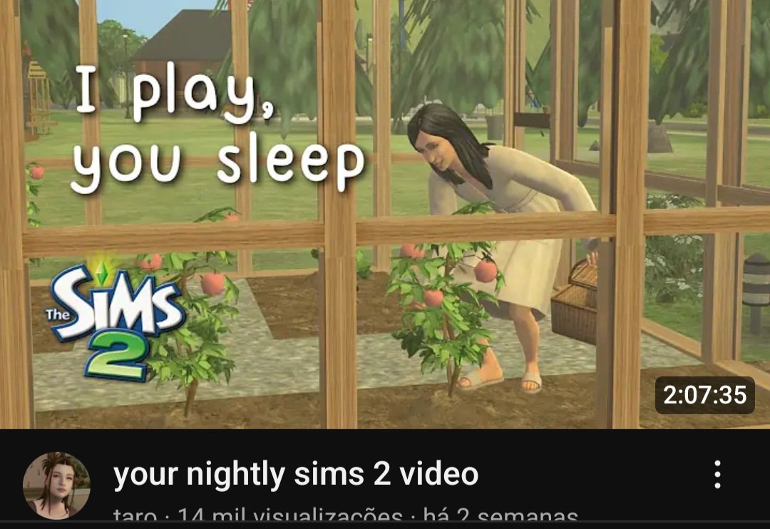 pqcarool_'s tweet photo. descobri um asmr perfeito pra dormir, são vídeos de pessoas jogando the sims pqp

não sei explicar, só sei que eu durmo muito rápido

fica a dica ai pra vcs caso precisem👍 https://t.co/jWaGfs0otV