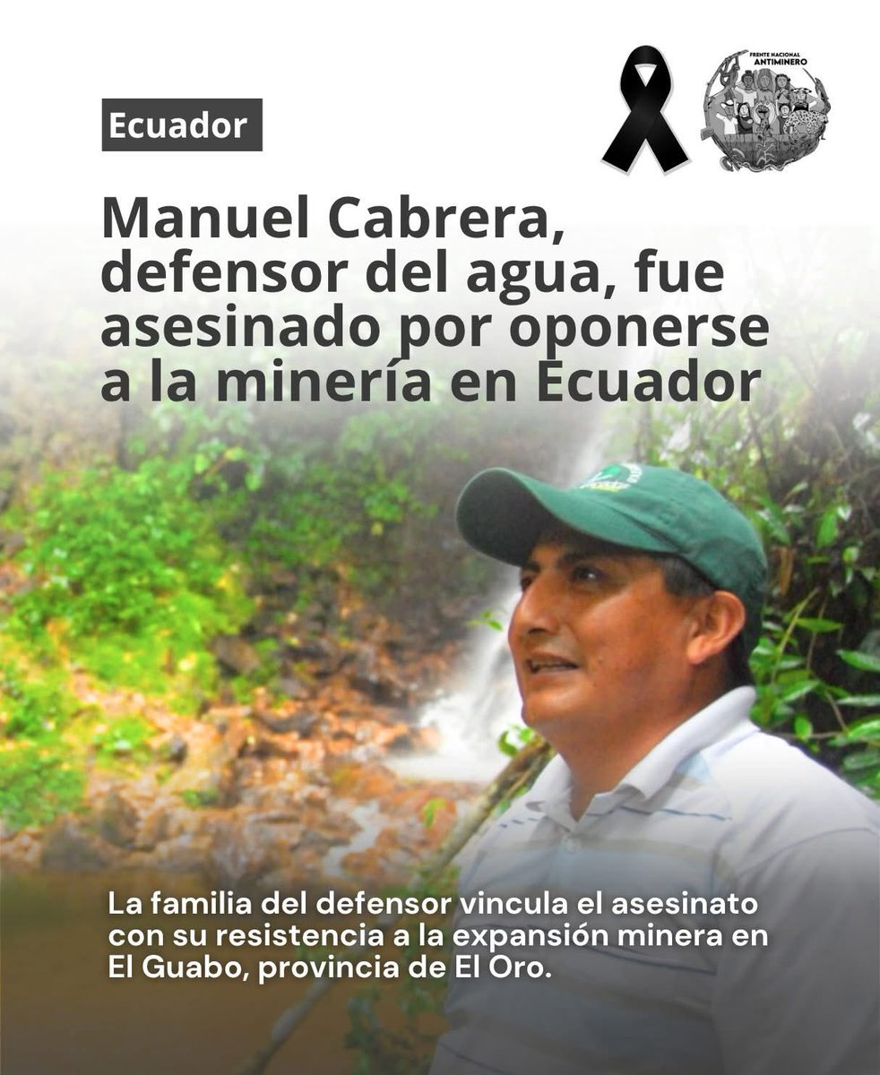 mmera_lml's tweet photo. @ecuainm_oficial @EcuadorMAE no existe para la naturaleza solo minería https://t.co/pG8F7bmu2U