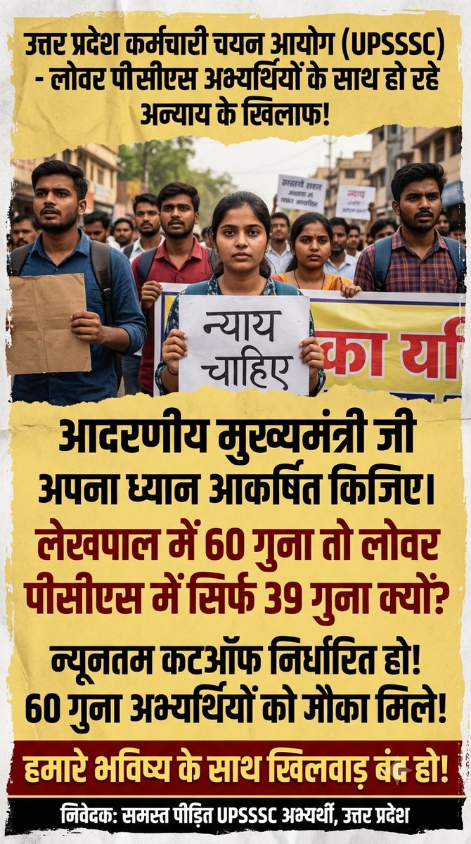 VIVEK12013756's tweet photo. @ExamLife2026 @myogioffice @myogiadityanath @UPGovt @ShishirGoUP @kpmaurya1 https://t.co/nzSthYSwpd