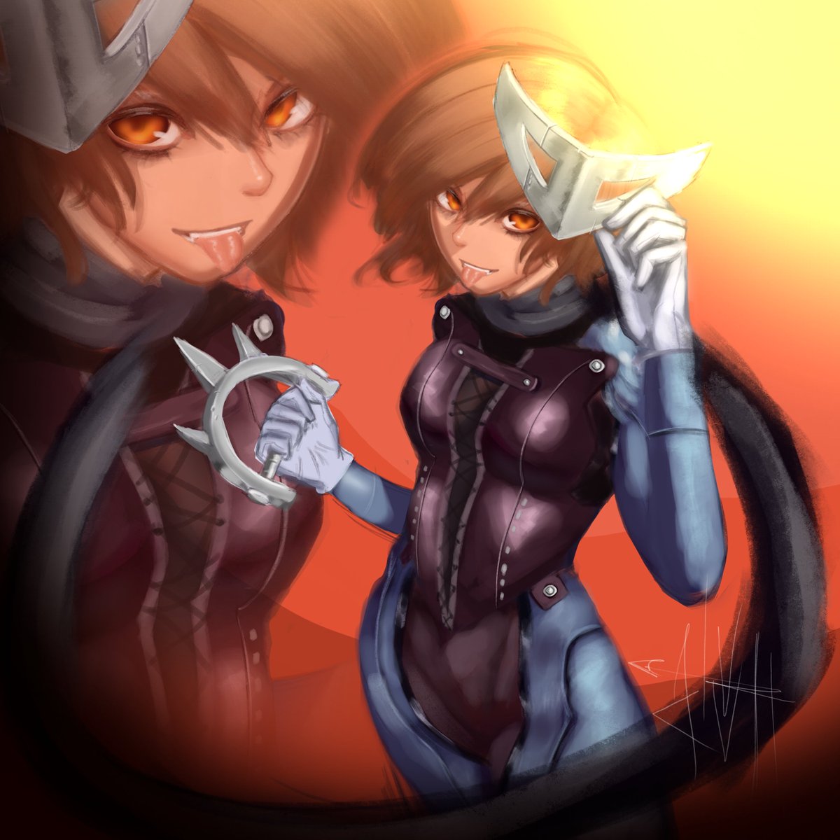 alucull's tweet photo. my personal prediction is queen chie, i dont think it fits anyone better on the team than her
 #persona4 #p4 https://t.co/WZj5zhc2lx