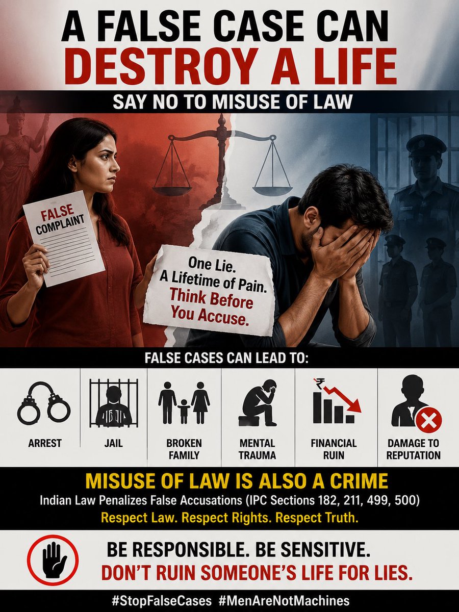 Racr2024's tweet photo. @BJP4India @arjunrammeghwal All Pls Req to amend Matrimonial laws to reduce #fakecases,misuse of laws by wife women Lawyers who file #FalseCases,#FalseDV  #FalseDowry #FalseAllegations in #Divorce cases. protect genuine.Justice be on Facts,Evidence —Not Gender and selective.@MLJ_GoI https://t.co/CiIh5YLv9X https://t.co/wG1TBVVDpB