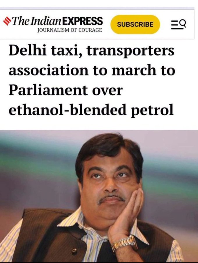 ChekrishnaCk's tweet photo. Get ready for season 2 of Protest. 

Nitin Gadkari should Resign. 

 #E20Truth #Ethanol https://t.co/qQxjgalrlP