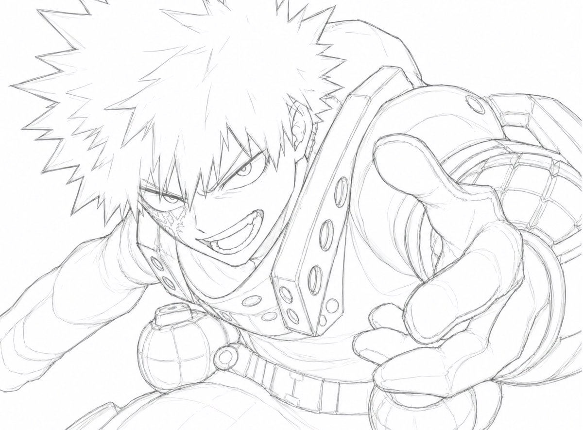 42_gami23's tweet photo. 下描き https://t.co/W3gOm4Qox0