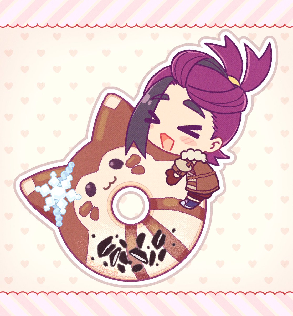 key_rhymee's tweet photo. ✨Donut Chibi Raffle!✨ 

Comment and send me your oc, and I will make a custom donut with a chibi!

There will be two winners!

🍰Rules to enter: 
— Follow me 
— ♡ &amp; RT this post (no QRT) 
— Leave a comment  

＊No private/raffle accounts  
🍰Raffle ends on Aug 8
#artraffle https://t.co/dkezVxWrYr