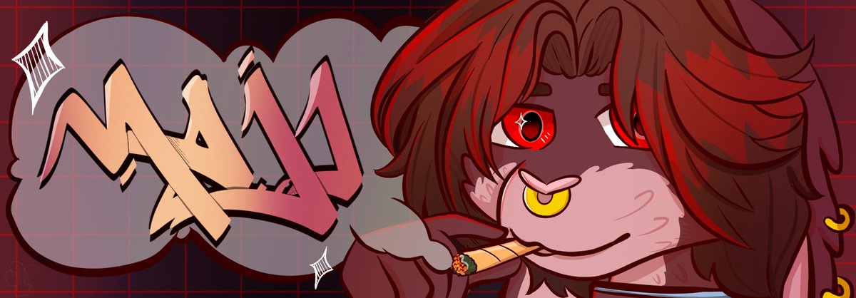 StonerPandass's tweet photo. Banner i made for @MajiVRC https://t.co/m1CoKt4fJI