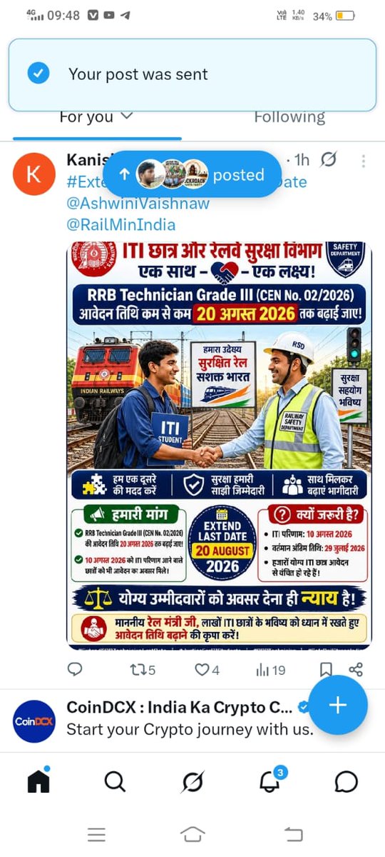 ManishM77407974's tweet photo. #ExtendRRBTechnicianLastDate https://t.co/NPOOlA10UD