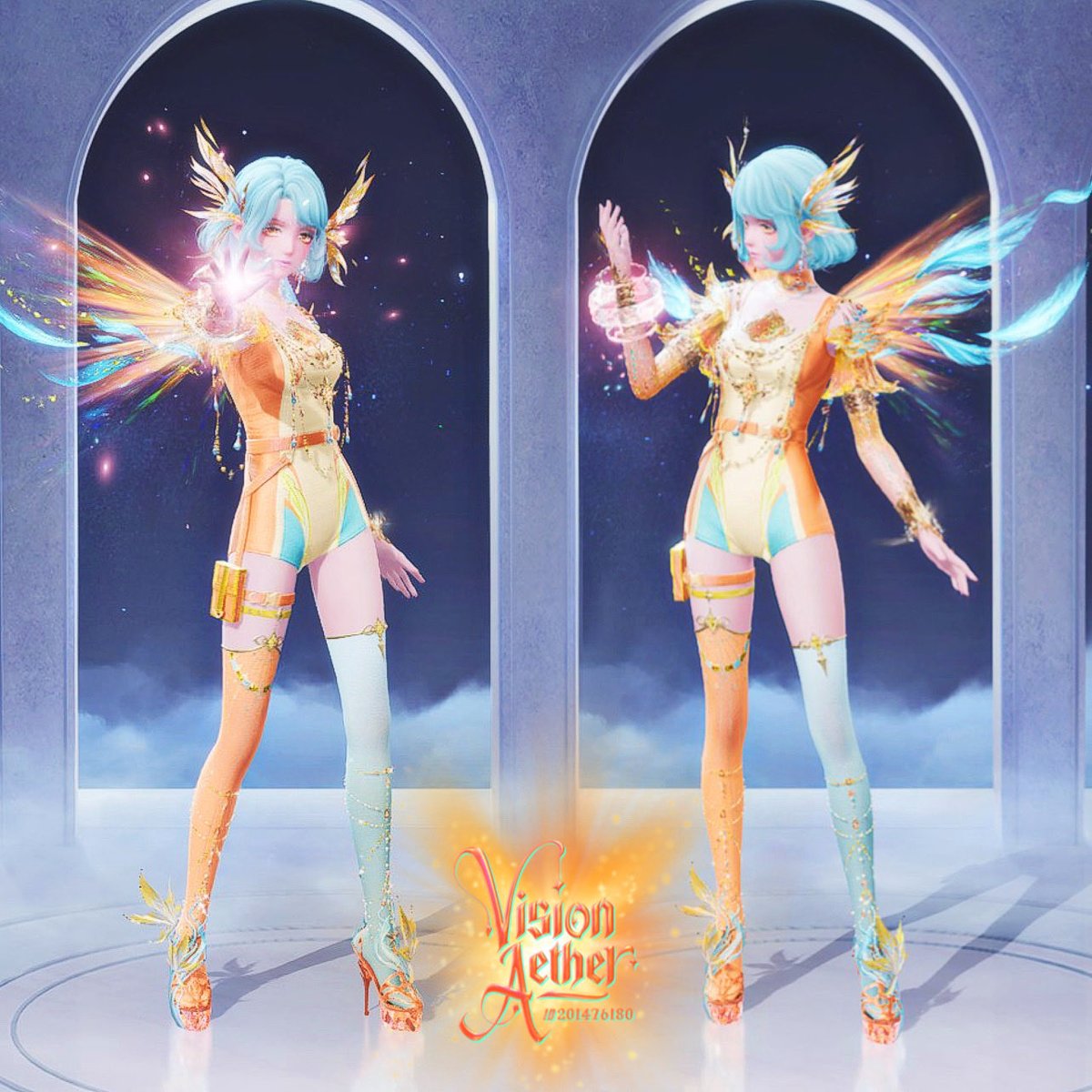 VisionAether's tweet photo. Copper Flame Robo-Fairy🧡💛🩵✨

My New Machine Control Ability Outfit

#InfinityNikki #Nikki #Momo #LoveNikki #ShiningNikki #Infold #HeavensReach #Nikkitwt #Infinity #Anime #Golden #Gold #Cyber  #Robot #Turqoise #Cerulean #Yellow  #Orange #RoboFairy https://t.co/ip0niKvIhu