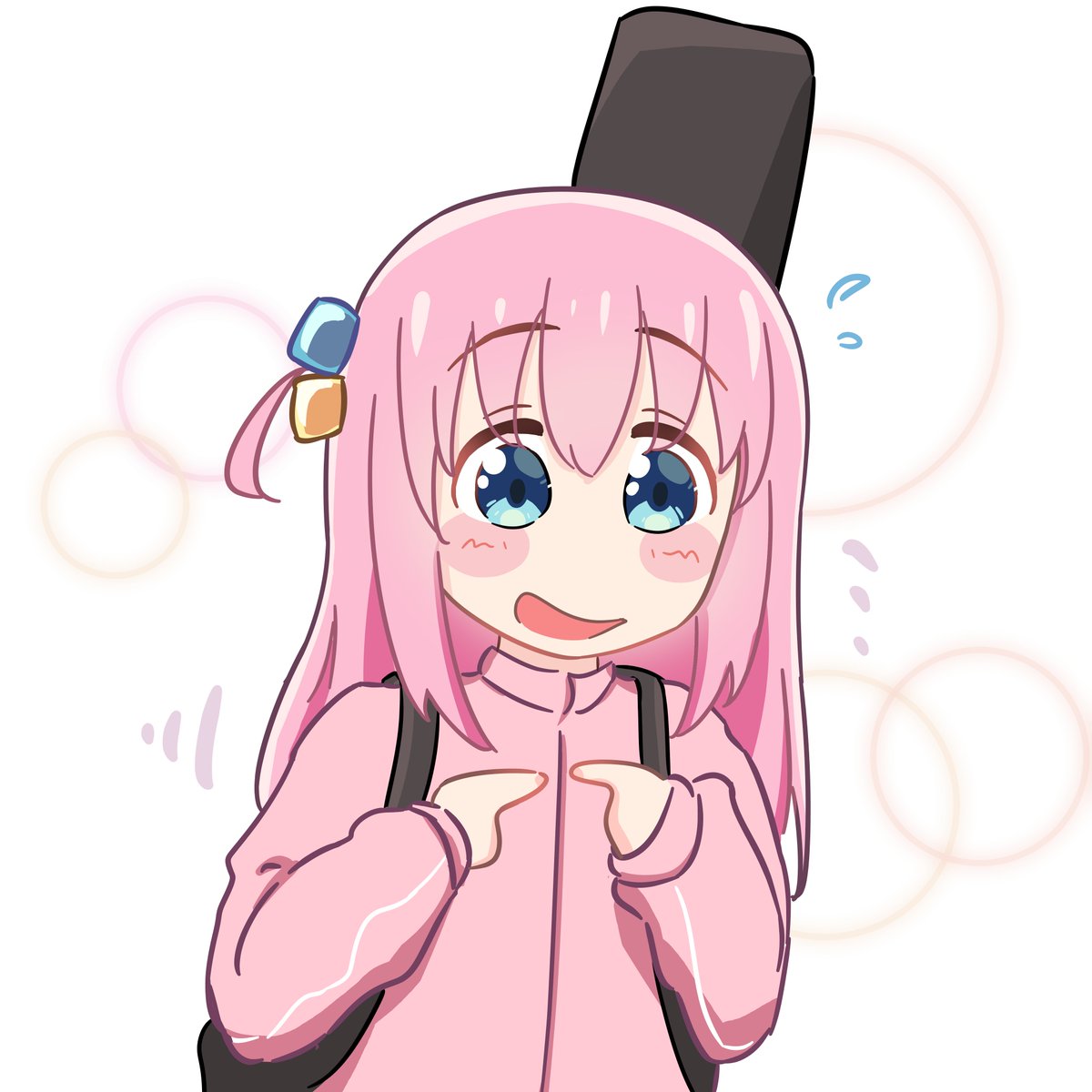 Simple_Side's tweet photo. A quick drawing of Bocchi 👀 https://t.co/34fWXMWiBY