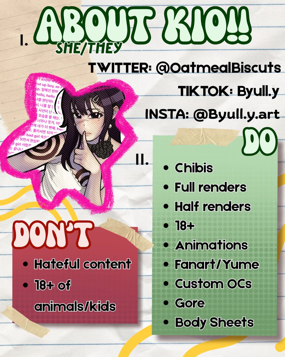KioKoMelon's tweet photo. commission sheet https://t.co/UolRrSLpPF