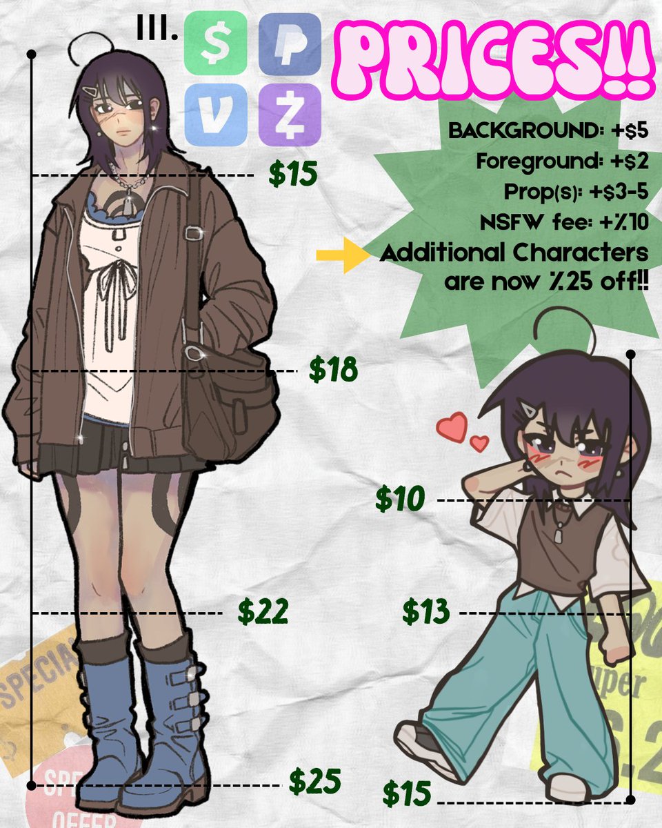 KioKoMelon's tweet photo. commission sheet https://t.co/UolRrSLpPF