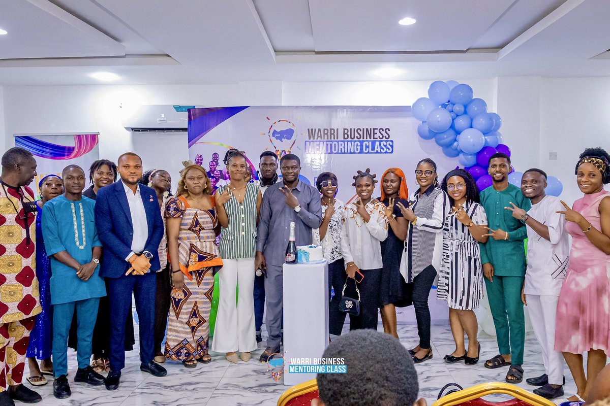 AlfredUkane's tweet photo. Here’s to 3 years of impact, countless success stories, and an even brighter future ahead.

Happy 3rd Anniversary, Warri Business Mentoring Class! 🎉  Indeed God has helped us 👏

#AlfredUkane #WarriBusinessMentoringClass #WBMC #Entrepreneurship #DeltaState https://t.co/lPEx4SN7eL