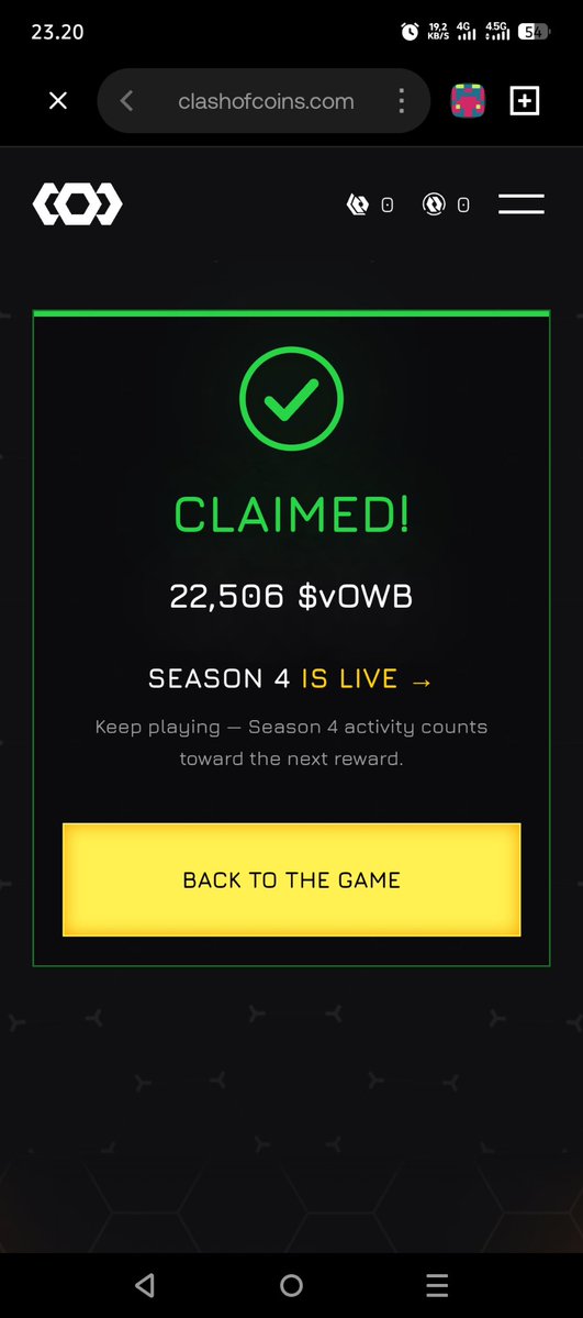 HanamiBTC's tweet photo. @clashofcoins So grateful to secure an allocation of 22,506 $vOWB this season. Huge thanks to the @clashofcoins team for their hard work and amazing project. Super excited to see what's coming next in Season 4! 🙌💼 https://t.co/Ku5X9n73TJ