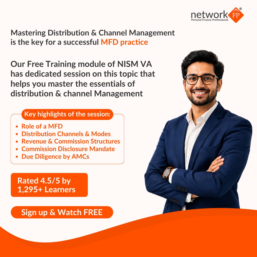 networkfp's tweet photo. Products won't build your MFD practice. 

Distribution &amp; channel management will. 

Master it FREE with NISM VA Training 👇
https://t.co/sOxaQF0cOf #NISM 

#MFD #MutualFunds https://t.co/R23T6NmilT