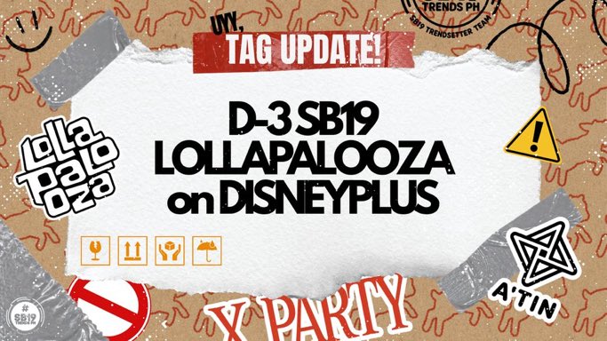 acetwtts's tweet photo. GET ONE AND PASS!

D-3 SB19 LOLLAPALOOZA on DISNEYPLUS
@SB19Official #SB19 https://t.co/xIZlhVbgM1