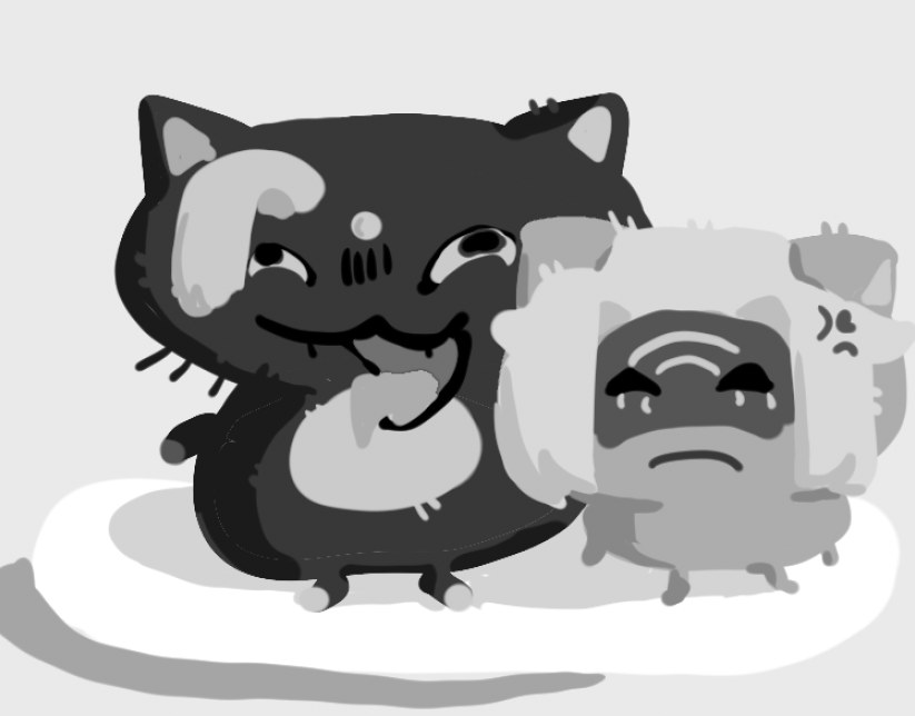 BlueAmberPy's tweet photo. 上色彩素描课时候画的 https://t.co/u50ZClcrFW