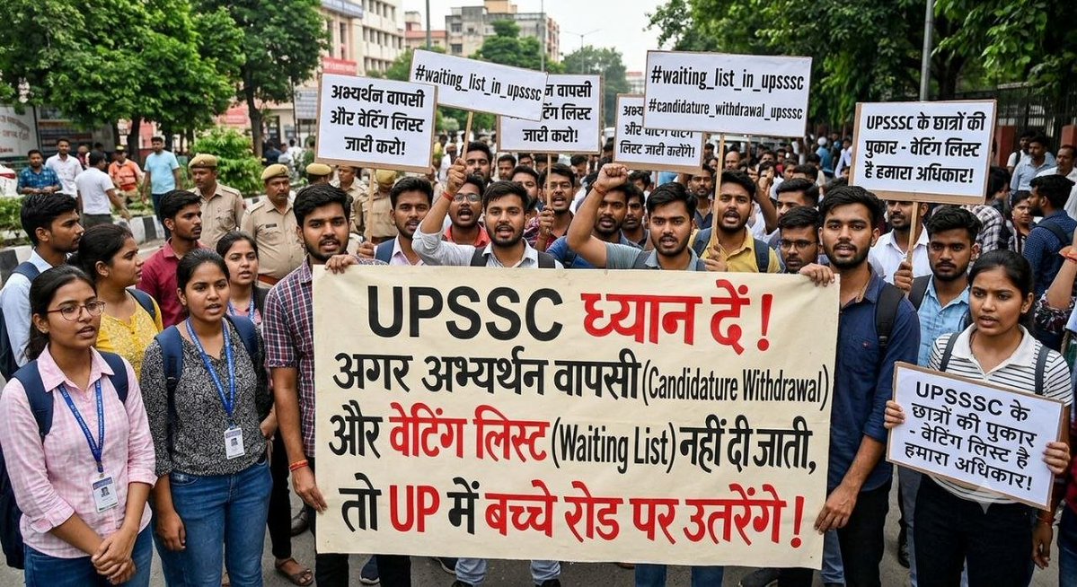 rishusingh2207's tweet photo. हजारों युवाओं की यही आवाज  वेटिंग लिस्ट हो अबकी बार!
सीट खाली क्यों रहे, जब युवा तैयार खड़े
“योगी जी सुनिए पुकार  वेटिंग लिस्ट से मिले अधिकार!
#waiting_list_in_upsssc 
@myogiadityanath @ChiefSecyUP @myogioffice @UPGovt @CMOfficeUP @PMOIndia @narendramodi @yadavakhilesh @Mayawati https://t.co/z5lPpfXi5c