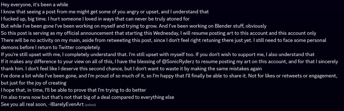 _PleaseHelpMe_A's tweet photo. Please read this statement in its entirety before interacting https://t.co/zSo1gGDonR