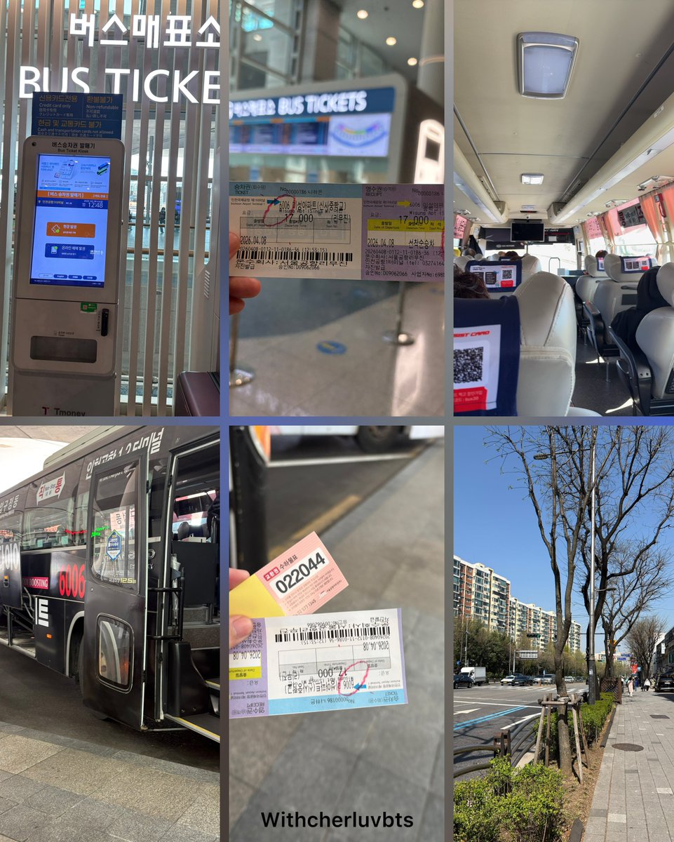 withcherluvBTS's tweet photo. วิธีการเข้าโซลจากสนามบินอินชอน 
งบไม่เกิน 4 แบงค์แดงค่า 🚗🇰🇷

✔️ มีคนยกกระเป๋าให้
✔️ กดซื้อเองที่ตู้ได้/มีแบบจนท.ขายด้วย
✔️ รถมีทุกๆ 30น.-1ชม.
✔️ 370-390 บาท /เที่ยว

>> https://t.co/rQHx7TLKPR

เผื่อเป็นแนวทางให้กับ Army ที่จะไปหาบังทัน แล้วต้องการหารถเข้าโซลจ้า #รีวิวเกาหลี https://t.co/CWan6HhBML