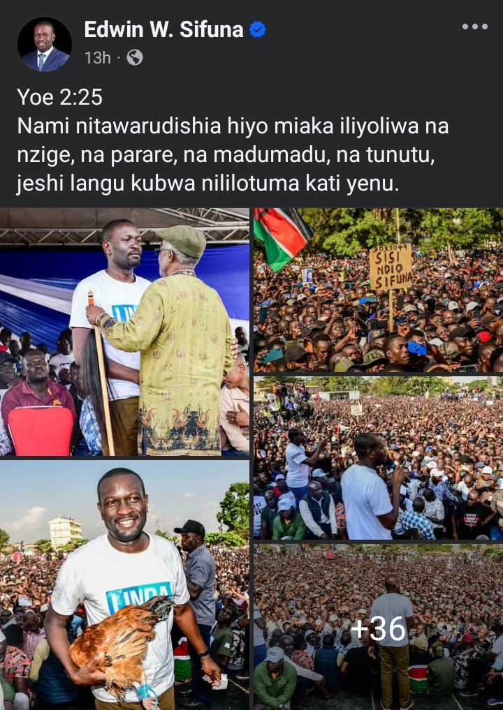 _remyisme's tweet photo. This kind of politics is giving Waheshimiwa sleepless nights.They have panicked!Wamezoea kutoa pesa lakini sasa hiyo ni kazi ya raia.
#MimiNdioSifuna https://t.co/FR9onS3Itl
