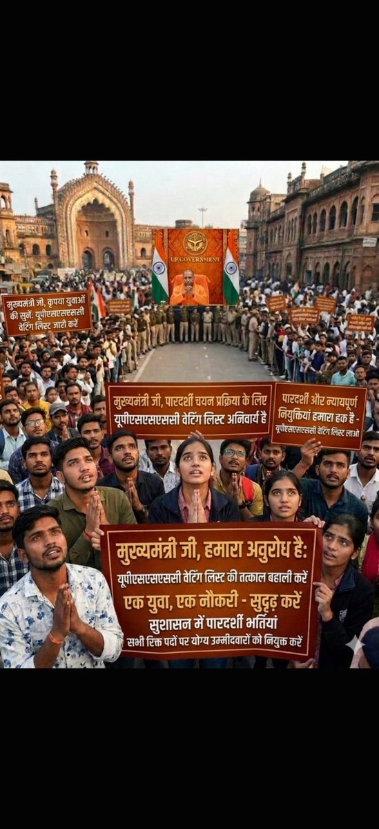 mjsheikh007's tweet photo. UPSSSC में भर्तियों का लंबित होना
👉समान योग्यता वाली भर्तियां एक साथ चलना।
यही कारण है भर्तियों में ओवरलैपिंग की समस्या बढ़ रही है
इसका एक ही समाधान सभी भर्तियों में प्रतीक्षा सूची का शासनादेश जारी किया जाए
#waiting_list_in_upsssc
@myogiadityanath
@BJP4UP
@yadavakhilesh
@UPGovt https://t.co/uyuwRxC3NY
