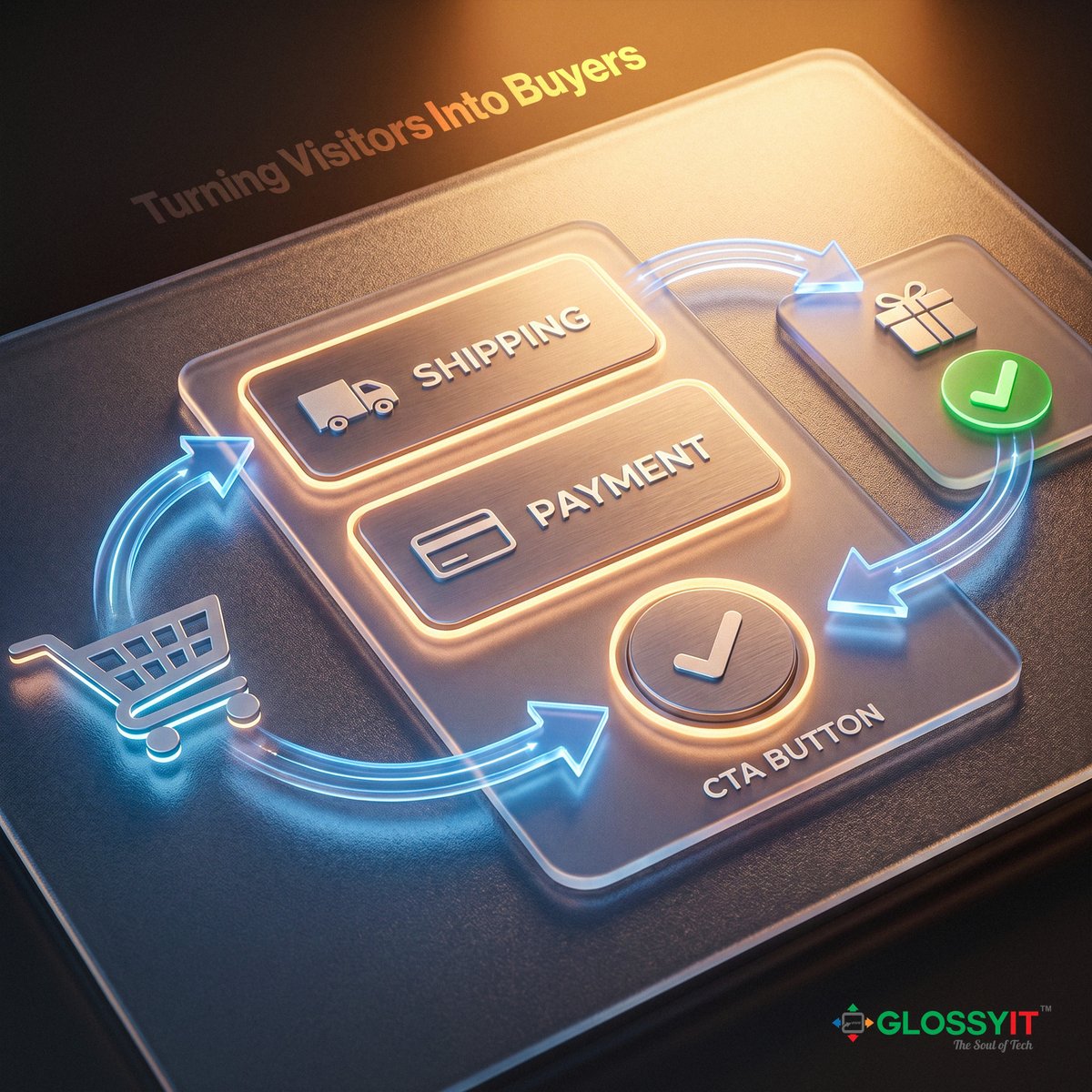 GlossyIT's tweet photo. Want higher checkout conversion? 🔍

Optimize:

Cart — clear totals 
Info — simple forms 
Shipping/Payment — multiple gateways 
Review — trust badges &amp; summary 

Less friction = more sales.
#Shopify #DigitalCommerce #GlossyIT https://t.co/Wkir2aZqzy