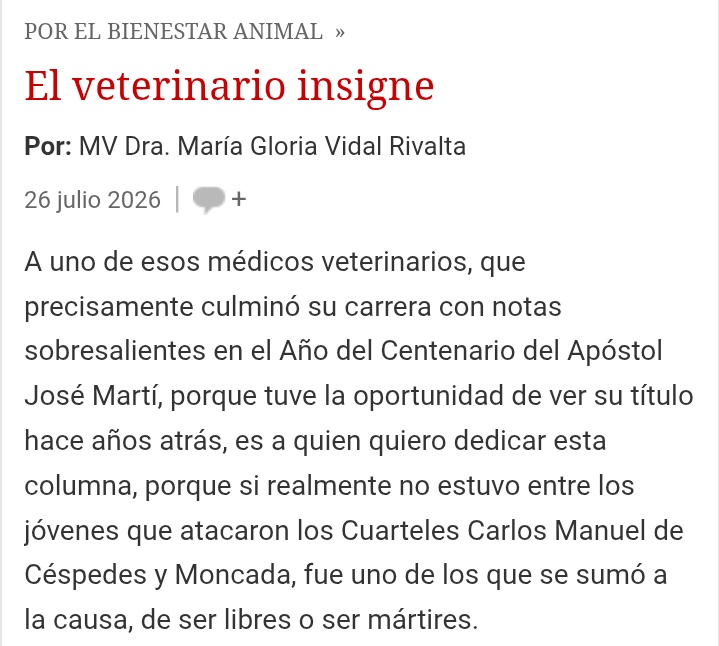 CENASACuba's tweet photo. @cubadebatecu
Por el #BienestarAnimal,  motivación que tendremos cada semana para tratar asuntos relacionados con los animales.
"Por la Salud Animal, defendiendo la patria"  #VeterinariosEnRevolución #SanidadAnimal #AgriculturaCubana @CENASACuba  @MinagCuba
@gloriav32582349 https://t.co/g5HUXUAe9X