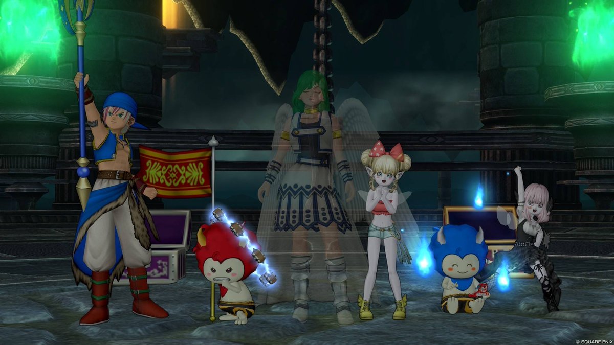 Nyan__DQX's tweet photo. どらくえ
さそり4称号おめでとう🥂
そしてちむめんひさびさ増えてうれしい
楽しくやってきましょー https://t.co/f2HOHkz9r5