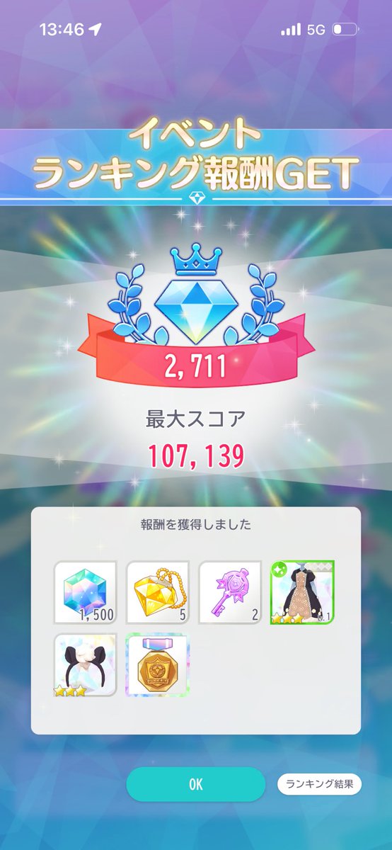 m_m_ko_'s tweet photo. スコアイベントお疲れ様✨️
ドレス可愛い〜

#ディズニーステップ https://t.co/7TAlsRB2Jb