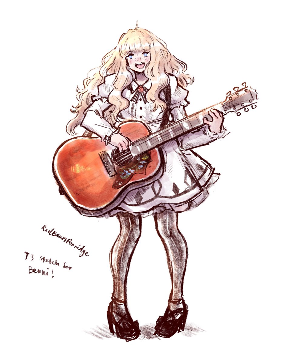 redbeanporri's tweet photo. Carole &amp; Tuesday sketch requests https://t.co/swknYm5QEY