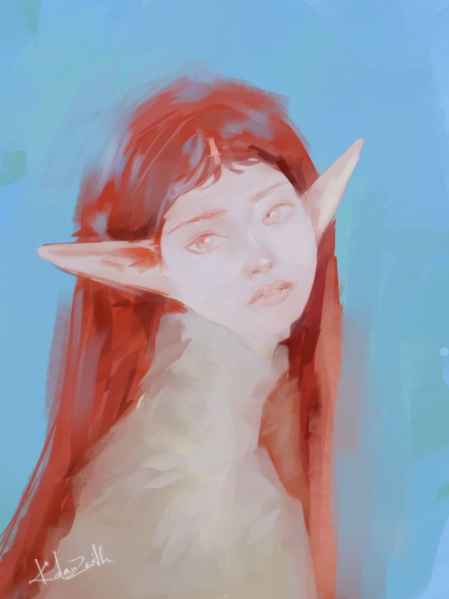 kelan_illus's tweet photo. Tye colour theory getting nowhere 😭 semi realism study #painting https://t.co/j9m9RvoDzm