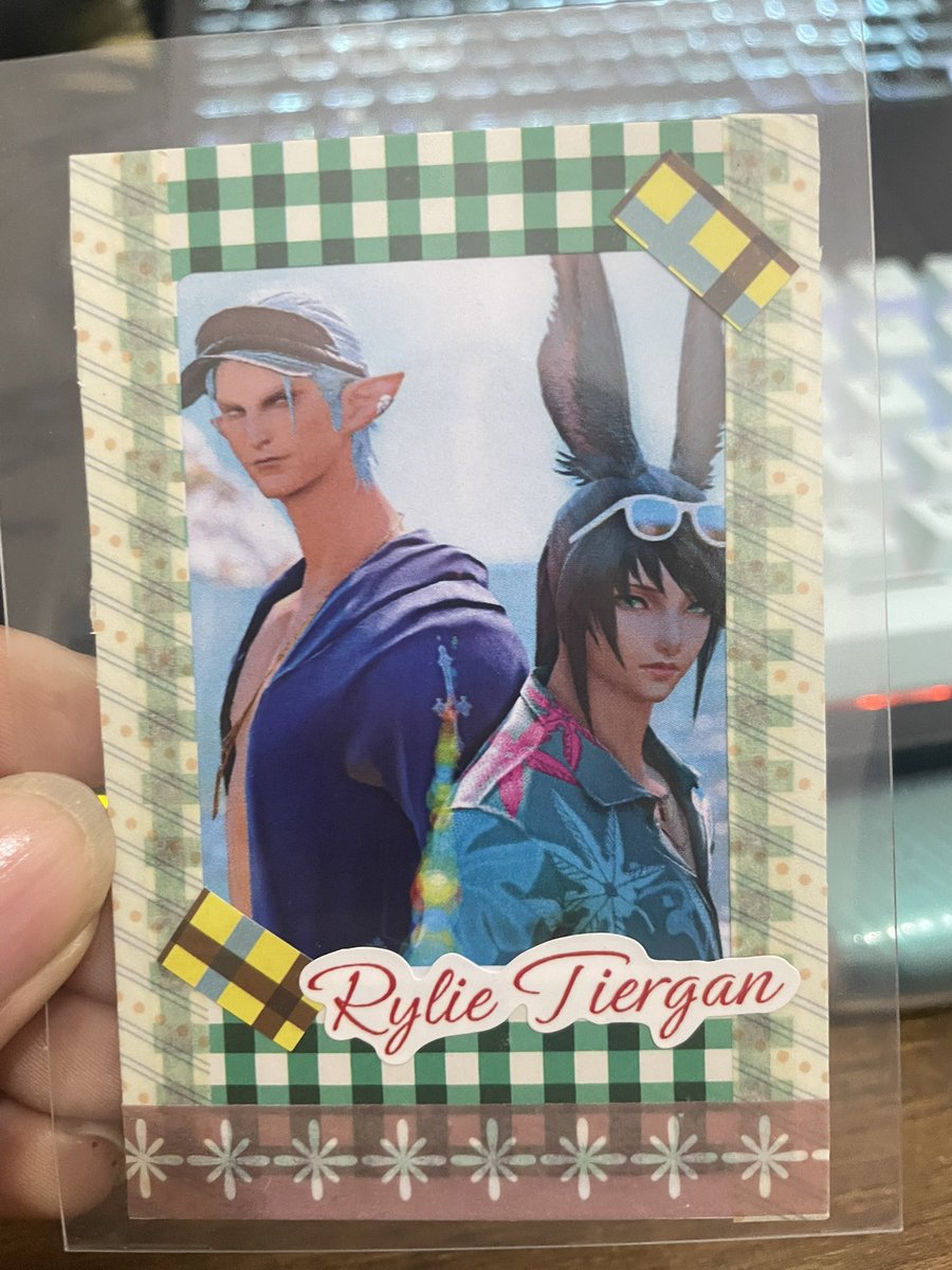 gtrueflow's tweet photo. this one was customized with some washi tapes…. cant imagine doing it one by one for 60 cards++, such dedication.
wanna mention the person here but i cant find em 💀 https://t.co/877pHgXz9T