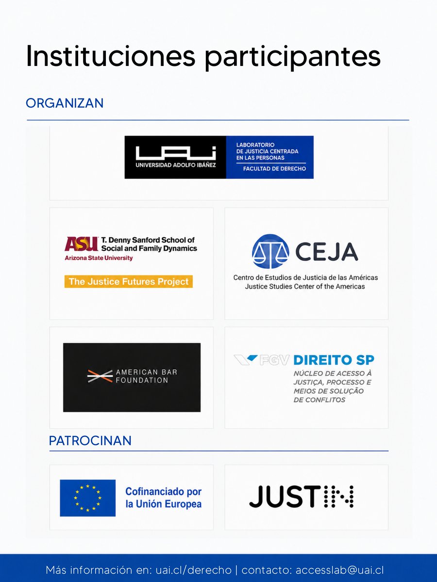 CEJAoficial's tweet photo. La justicia se fortalece cuando pone a las personas en el centro.

📅 4 de septiembre de 2026 
📍 Santiago de Chile
Inscríbete y participa en la conversación regional sobre acceso a la justicia.

🔗 Más información e inscripción https://t.co/sMRfECkMln https://t.co/pYrHI3UELp