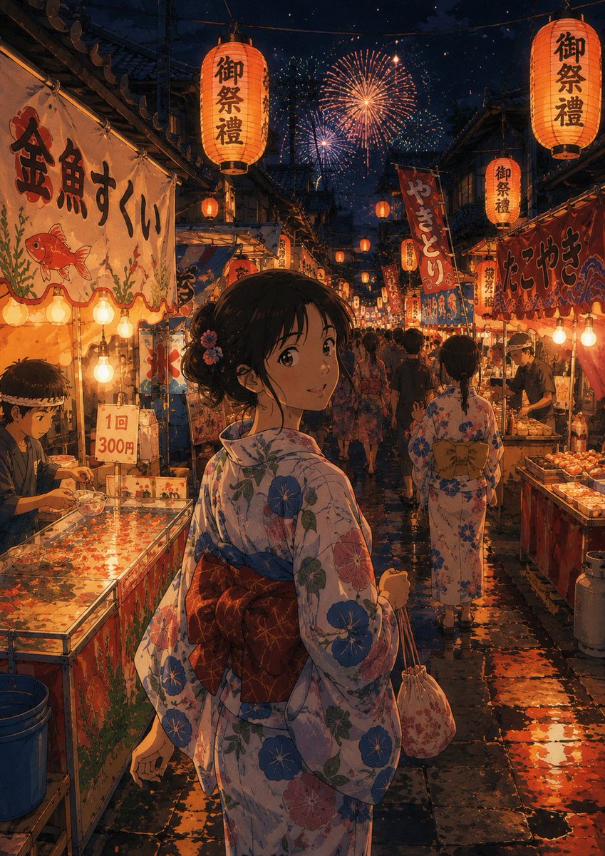 一幅永恒的1980年代末至1990年代初的日本动漫插画，精湛的手绘技艺，背景质感丰富细腻，水彩晕染精致微妙，赛璐璐动画美学若有若无，柔和的胶片颗粒感，富有氛围的灯光，表情生动且身材比例自然的人