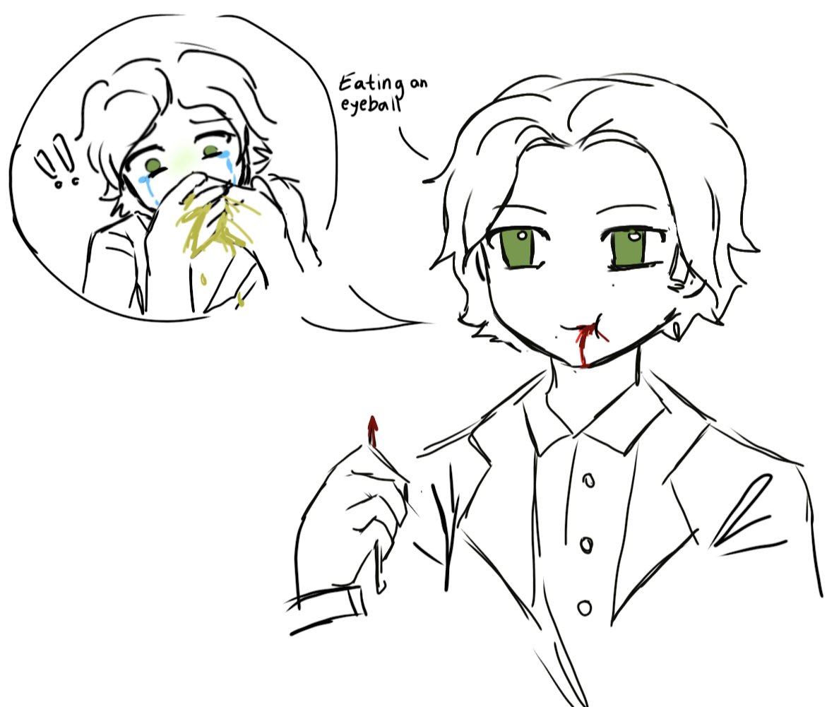 chesterwinjohnn's tweet photo. TW VOMIT !!!

I like to imagine whenever Lucifer possesses Sam, he forces him to eat flesh or organs that Lucifer takes from corpses and watch Sam vomit from them
#Supernatural #spn #Samifer #Luciferspn https://t.co/uNPu0TcWwr