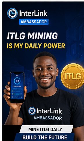 Ibrahim0108855's tweet photo. 🚀 Every step counts! Mine #ITLG, complete KYC, and grow with the InterLink ecosystem. The future starts today. #InterLink #ITL #ITLX https://t.co/tgEXRvMciO