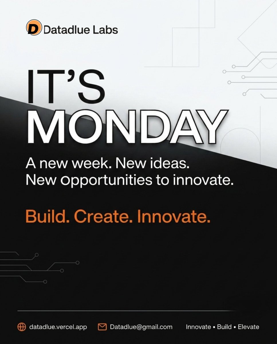 DataDlue's tweet photo. It's Monday ✅️ https://t.co/lveE7f66i0