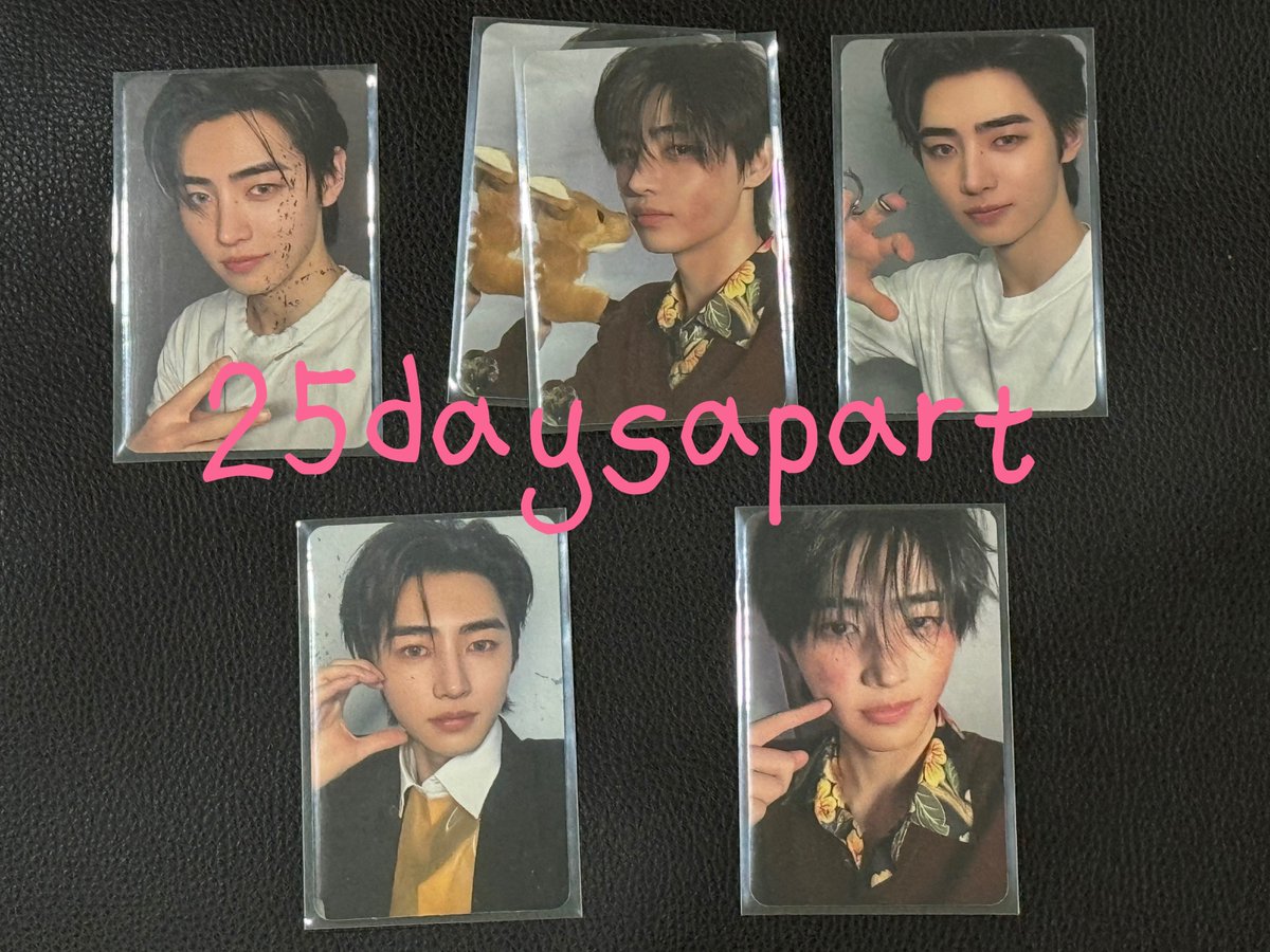 25daysapart's tweet photo. (พร้อมส่งไม่เกินวันที่ 31)

การ์ดอัลบั้ม desire : unleash
jay sunghoon sunoo

ใบละ 89 thb / รับ 3 ใบขึ้นไปส่งฟรี

การ์ดไม่มีตำหนิหนัก อาจมีรอยขนแมว หรือรอยทับบาง ๆ ขอคนรับได้นะค้า 
*ไม่สะดวกถ่ายเพิ่มทีละใบค่ะ*

ถูกมากแล้วค่า 😺
สนใจ dm/mention

#ตลาดนัดenhypen https://t.co/ZHMZktHV5L